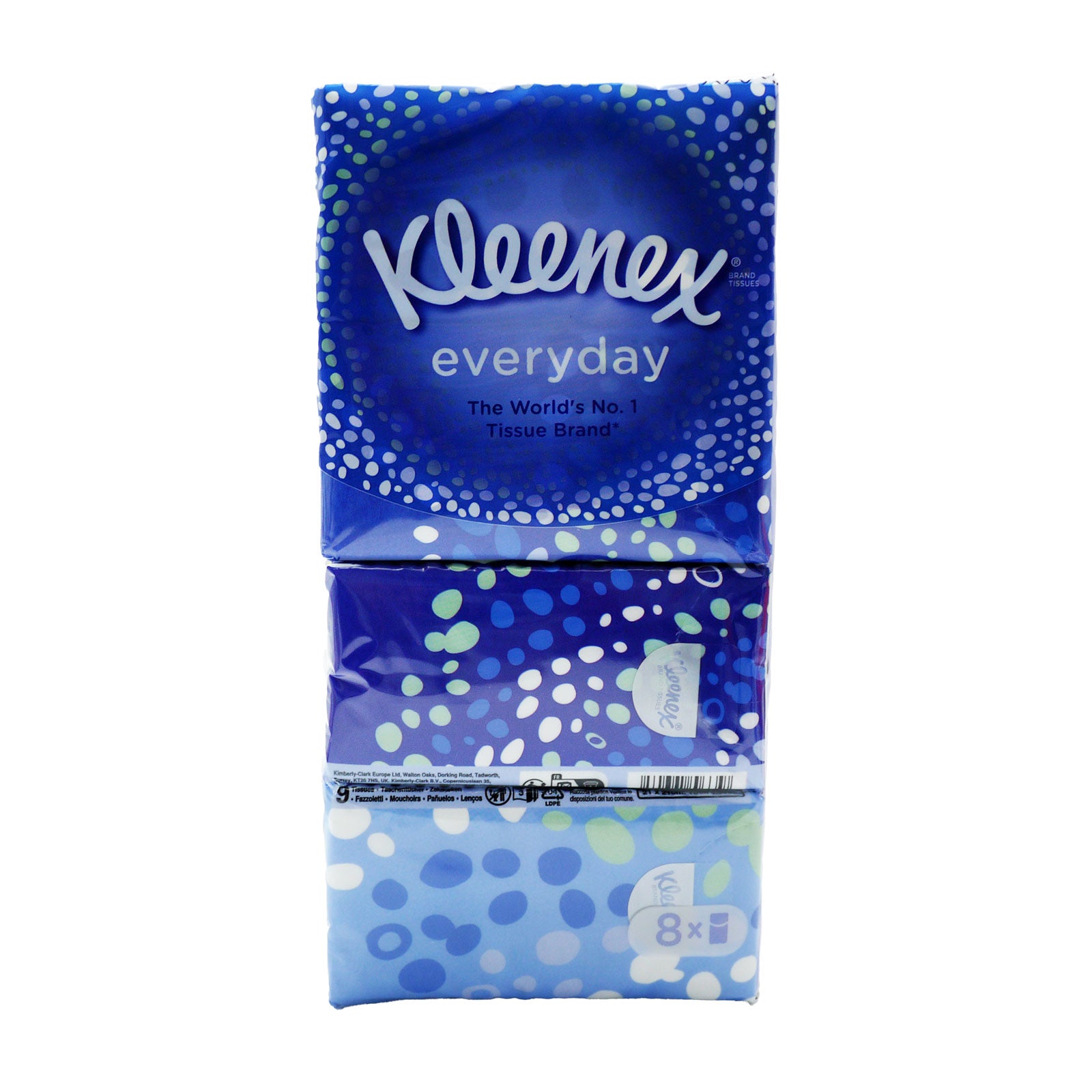 Kleenex Everyday Pocket Tissues 2Ply 8 Pack Kleenex Everyday Pocket Tissues 2Ply 8 Pack